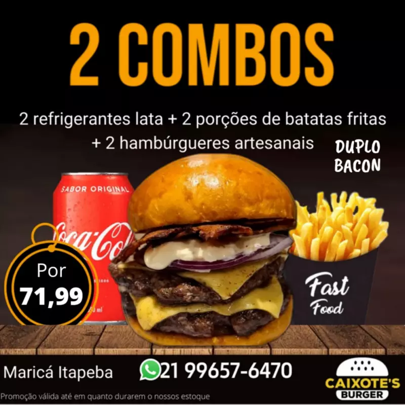 2 Combos Dulplo bacon