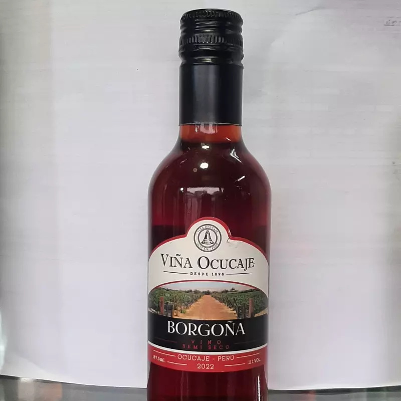 Vino ocucaje borgoña 187 ml