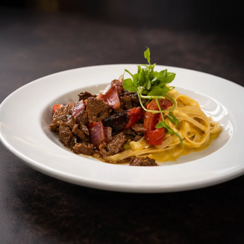 Filete salteado a la huancaina