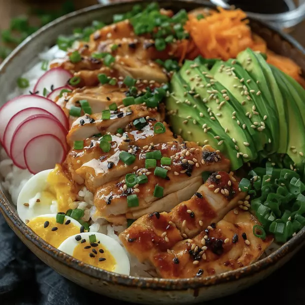 Martes 5 Mayo - Honey Garlic Bowl