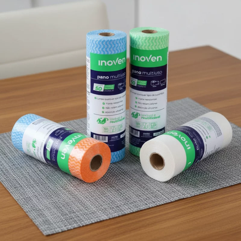Pano Multiuso Inoven rolo c 50 panos