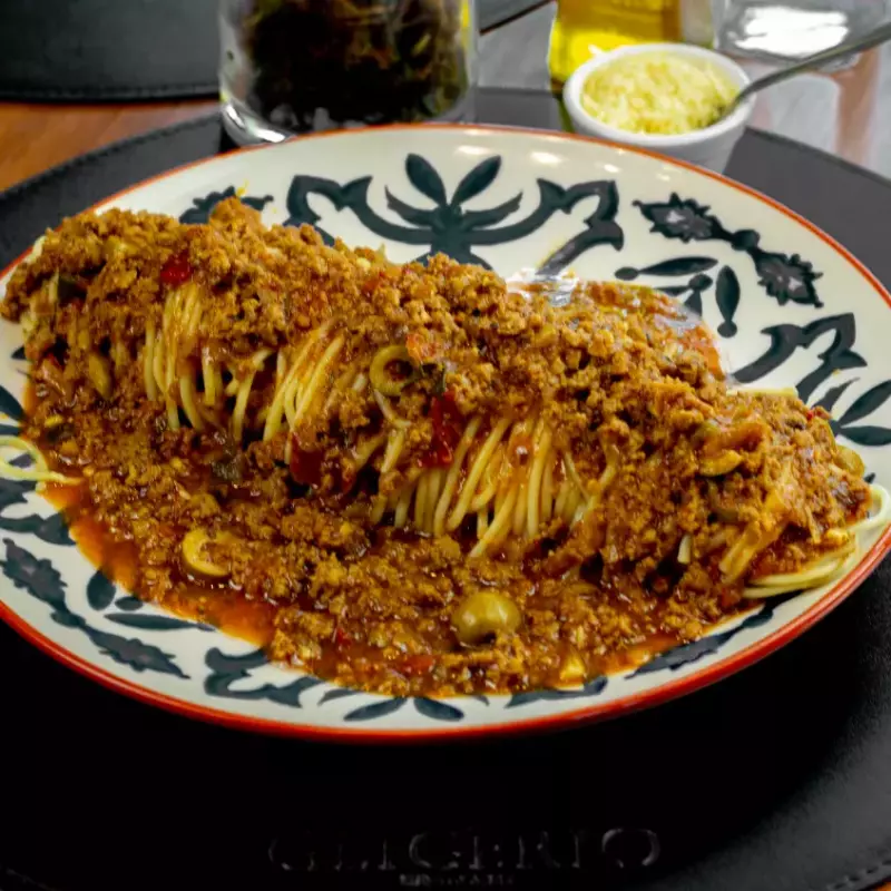 Macarrão á bolonhesa