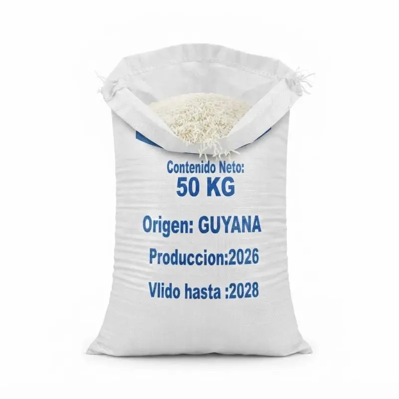 Mitad de saco de arroz blanco 25kg