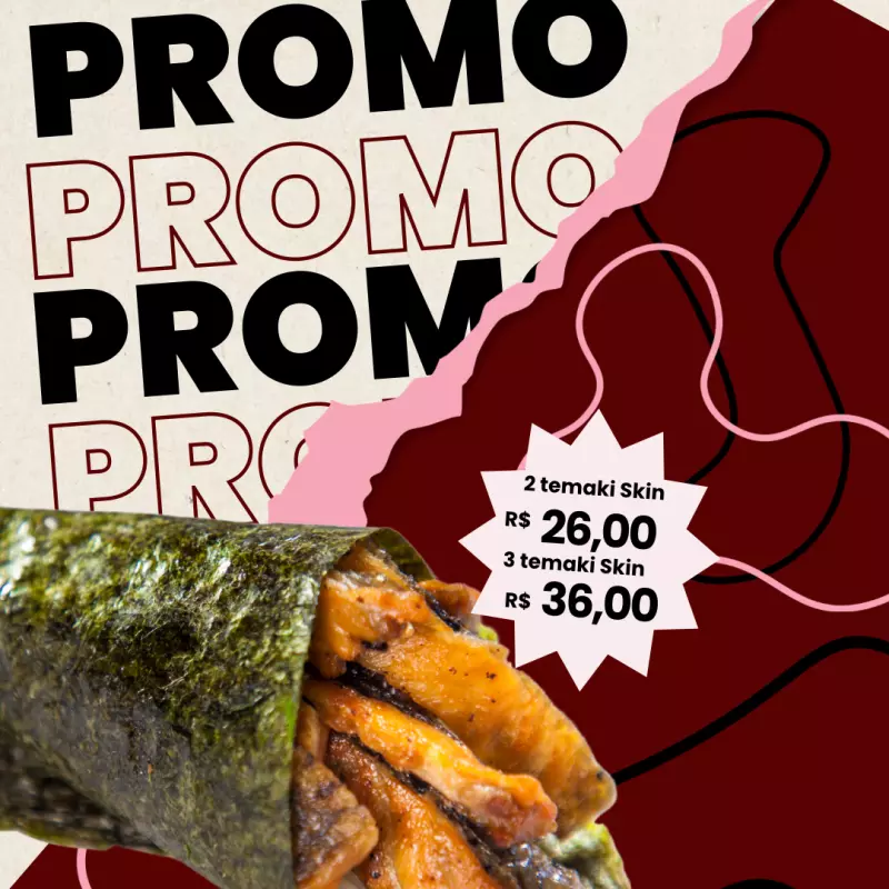 2 Temaki Skin por 26,00