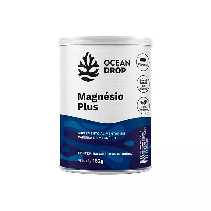Magnésio Plus - Ocean Drop; 180 Cáps