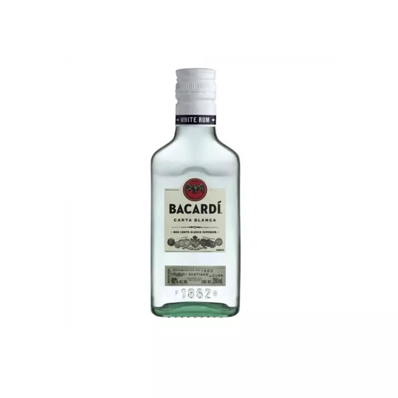 Ron Bacardi carta blanca 40º 200 c.c
