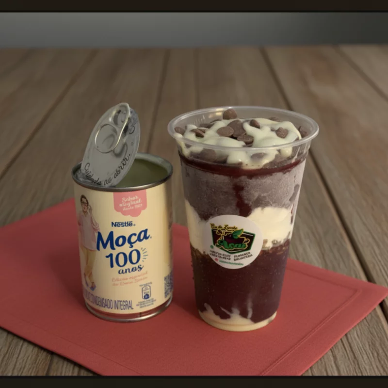 Açaí de 700 ml gotas de chocolate