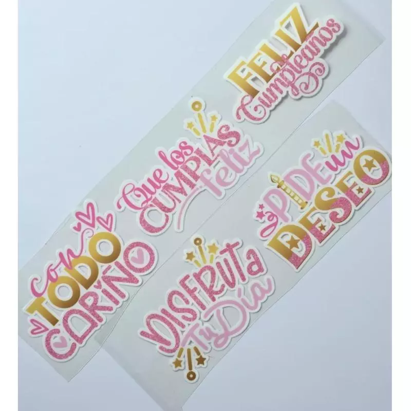 Dtf globo cumpleaños femenino