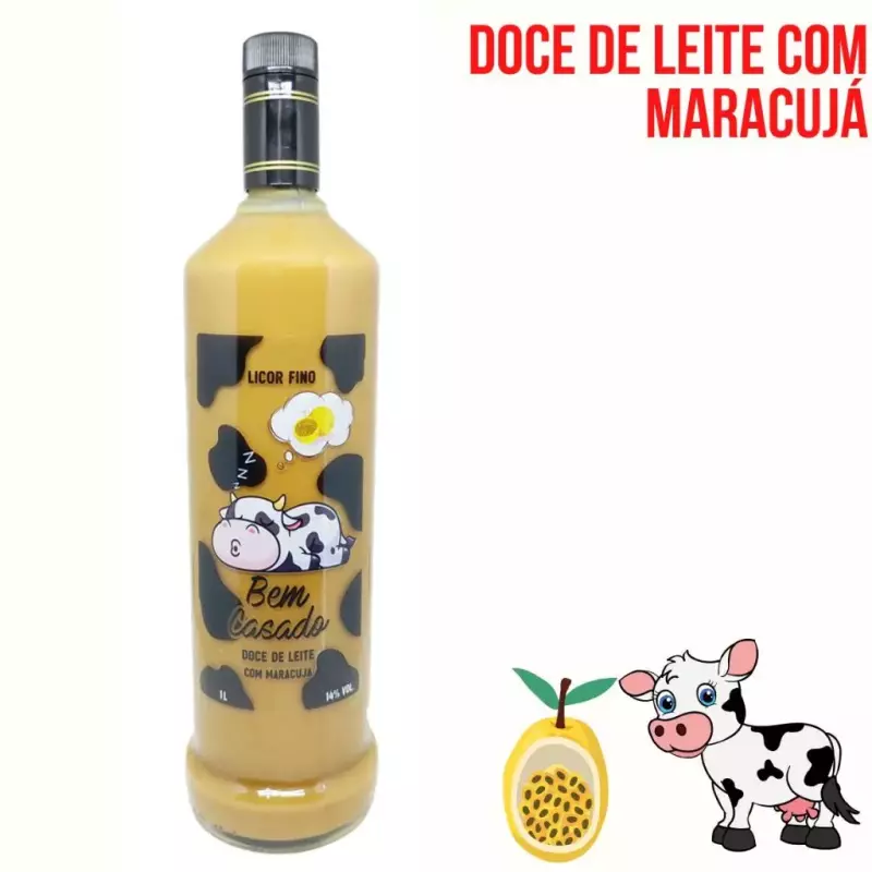 Licor Bem Casado Maracujá-1L