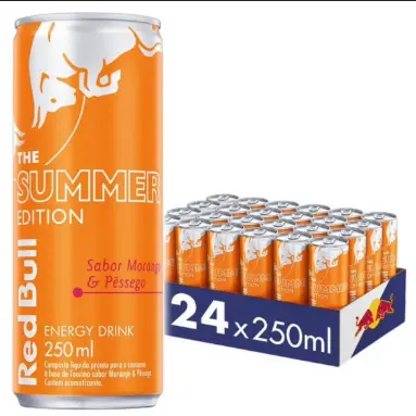 RED BULL PESSEGO 250ML