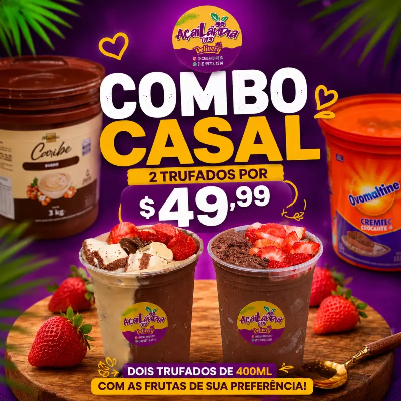 COMBO CASAL - 2 TRUFADOS 400ml