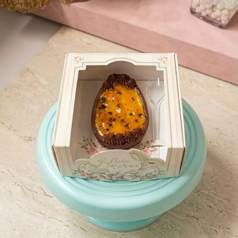 Ovo de Colher Maracujá c/ Brigadeiro