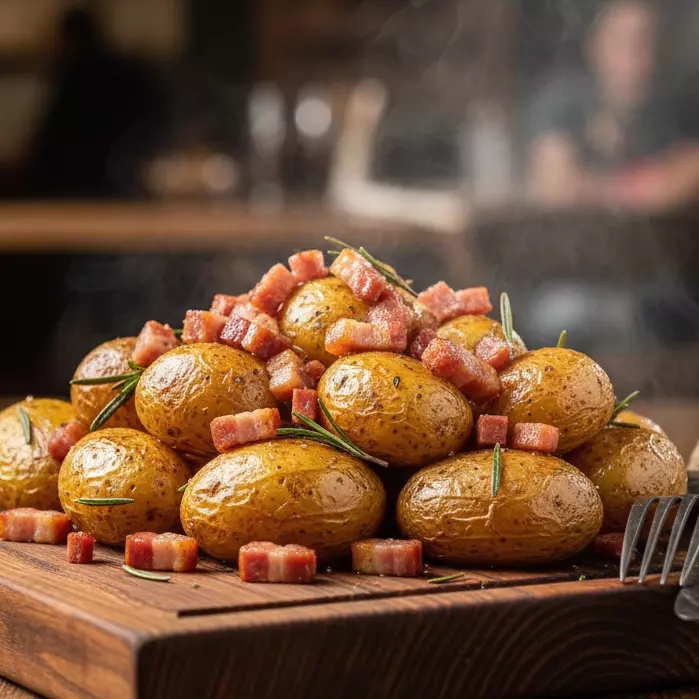 Batatas Defumadas com Bacon