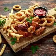 Tutito + Papita  + Aros de cebolla