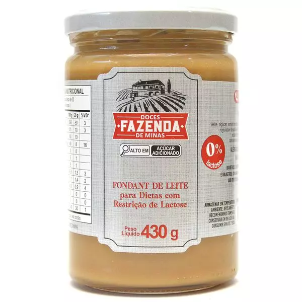 Doce de leite zero lactose