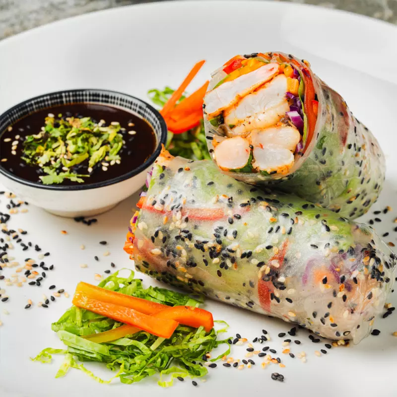 SPRING ROLL DE CAMARONES