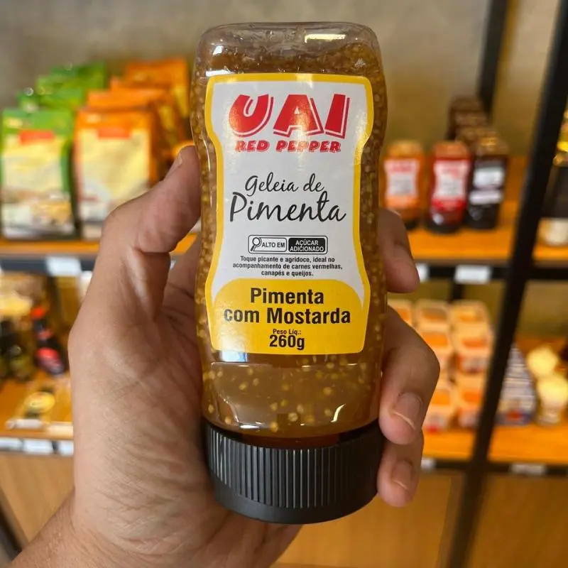 Geléia de pimenta Uai.