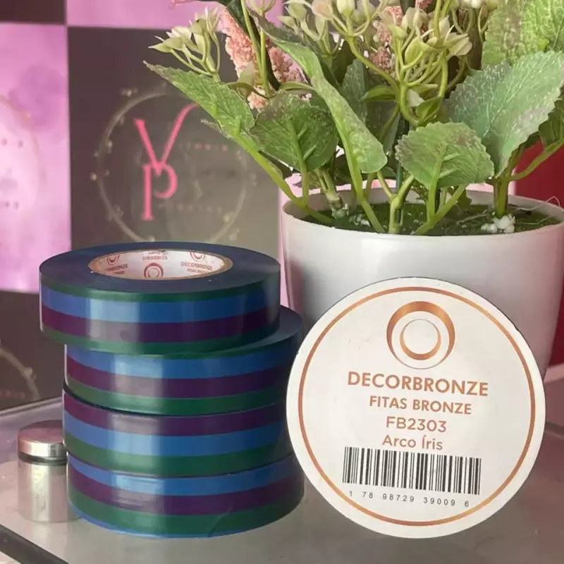 Fita Azul Inteira Estampada