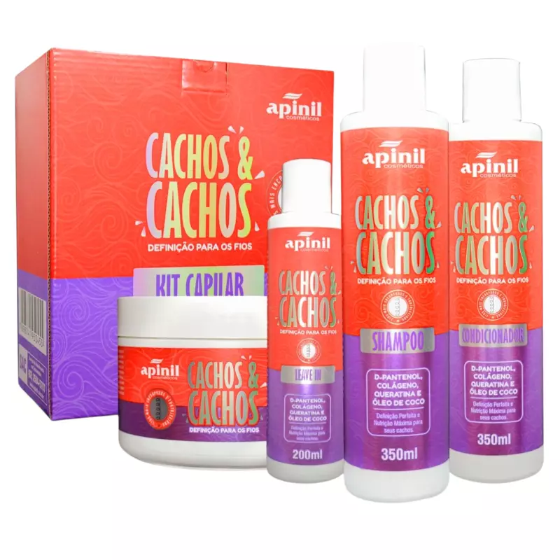 Kit Capilar Cachos e Cachos