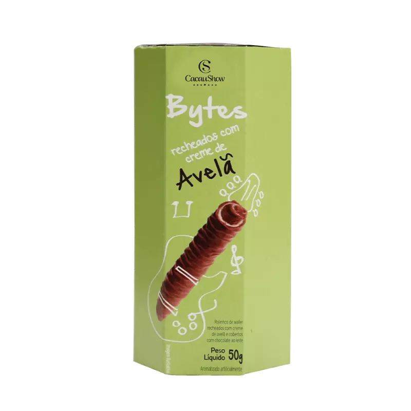 Bytes waffer avelã 50g
