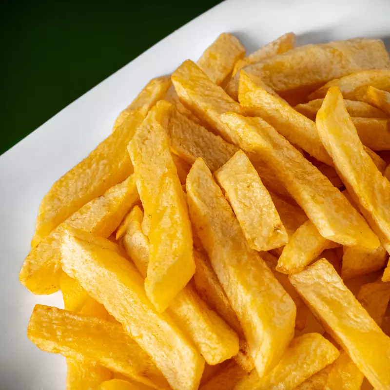 Porcion de fritas para compartir.