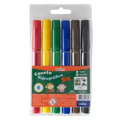 Caneta Hidrográfica Big LeoLeo 6c