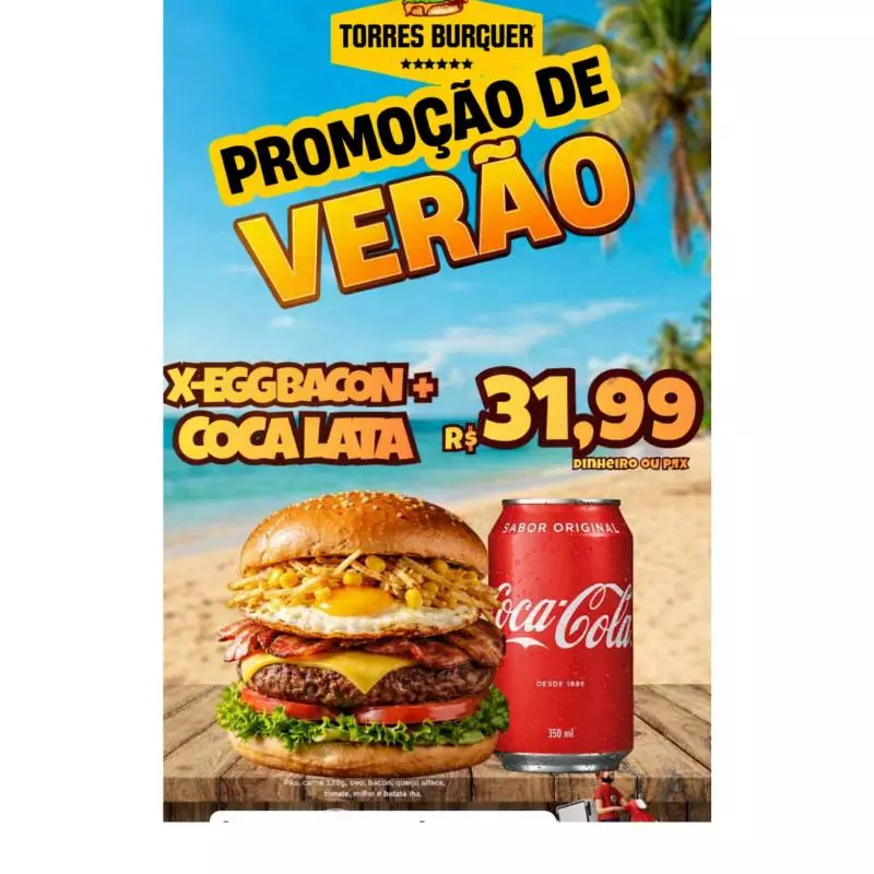 1 X GG BACON + 1 COCA-LATA 350ml