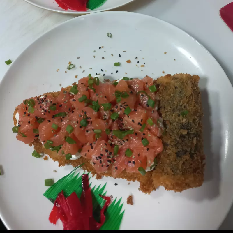 Pizza de salmão