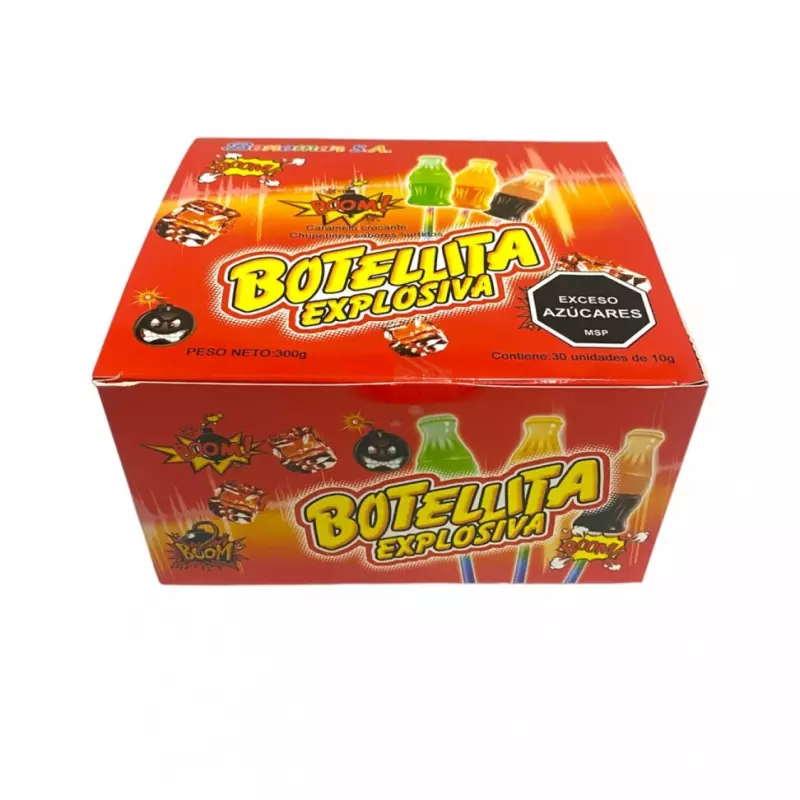 BOTELLITA CHUPETIN EXPLOSIVO X30