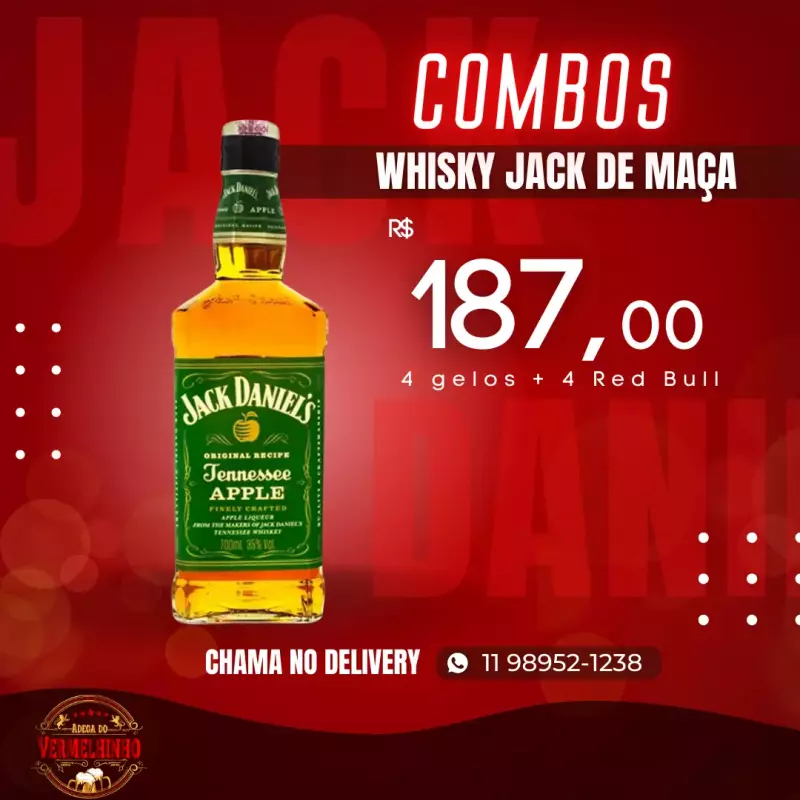 Combo Jack de Maça/ 4 adicionais