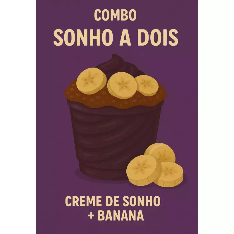 Creme de Sonho + Banana 🍌💛 500ml