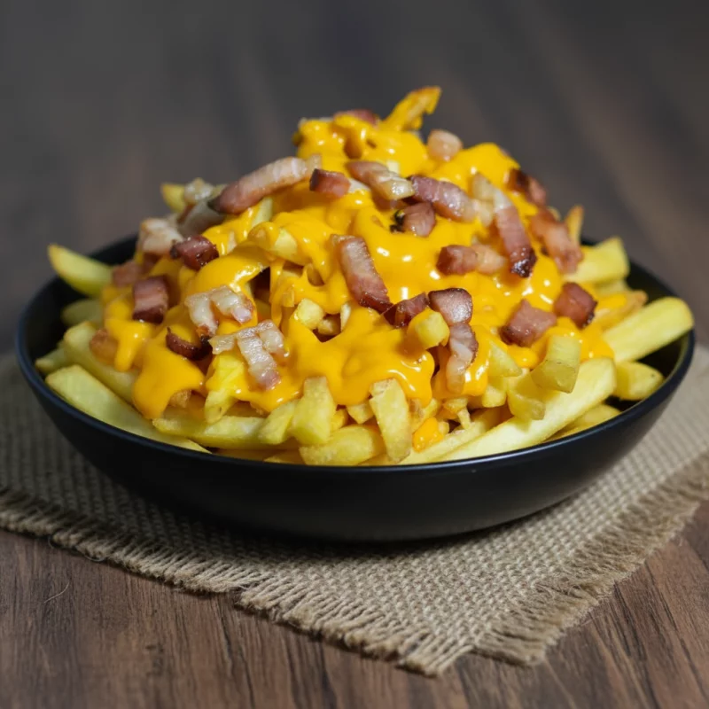 BATATA C/ CHEDDAR E BACON
