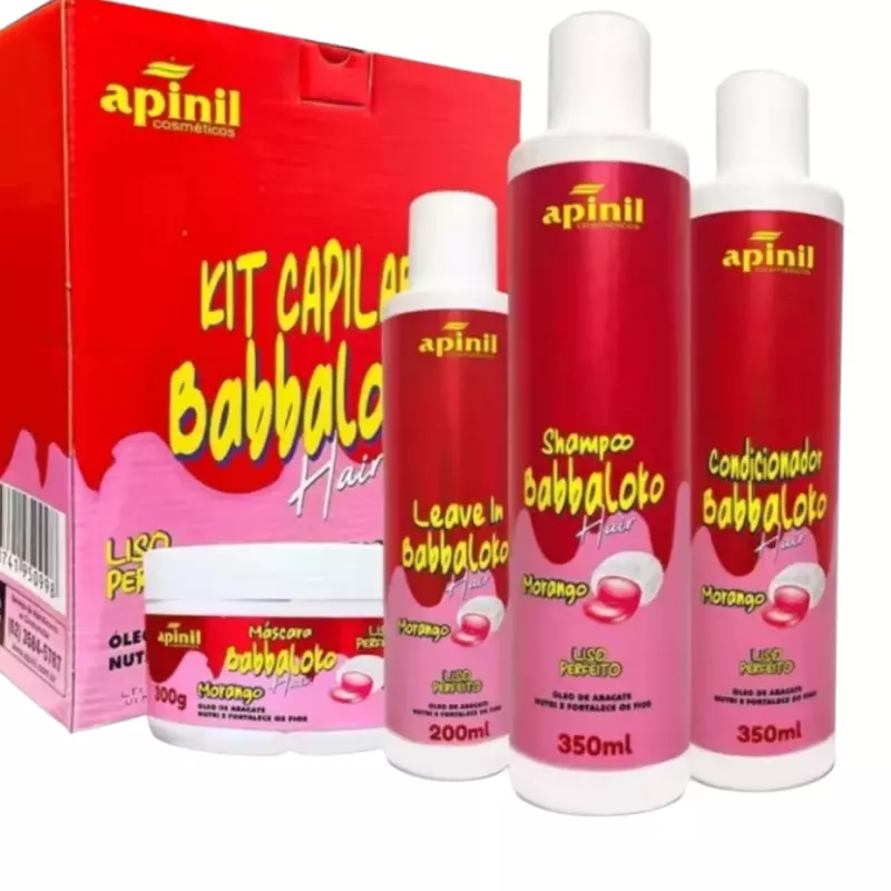 Kit Babbaloko Hair Morango Apinil(copy)