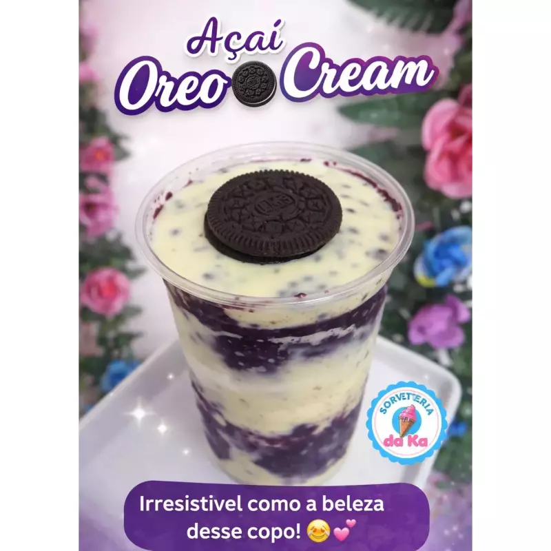 Açaí oreo cream
