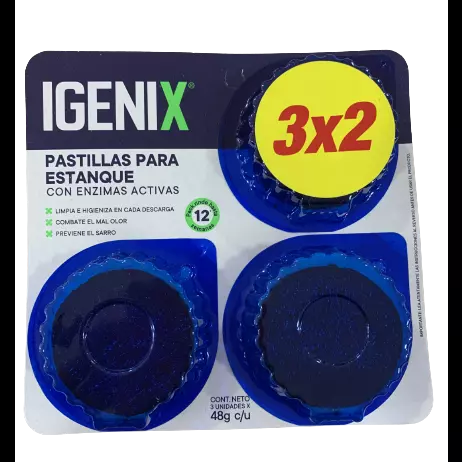Pastilla estanque igenix 3x2