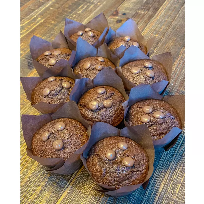 10 Cupcakes de Chocolate