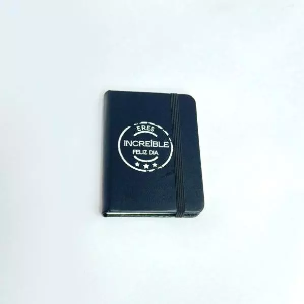 Libreta emblocada negra