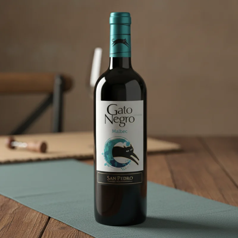 Vino Tinto Gato Negro Malbec Arg