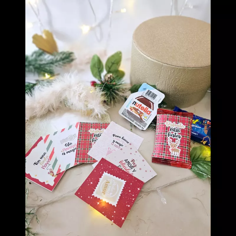 Chocolatina Nutella x 12 Navidad