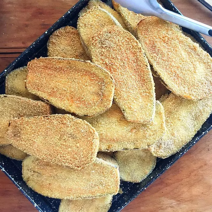 Milanesas de berenjena x 400gr