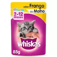 WHISKAS FILHOTE FRANGO 85G