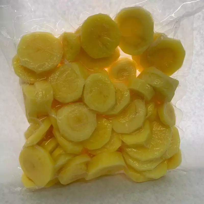 Mandioquinha em rodelas