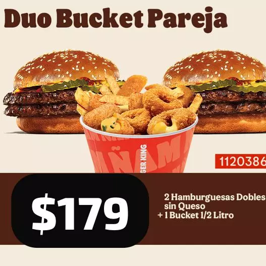 Dúo bucket pareja