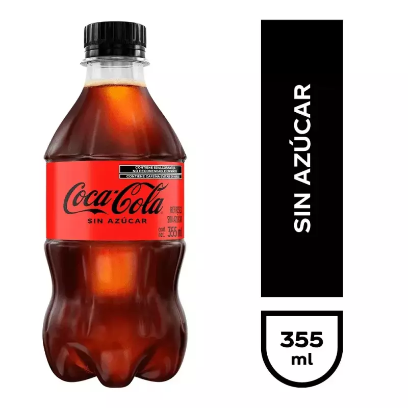 Coca Cola Sin Azúcar (355 ml.)