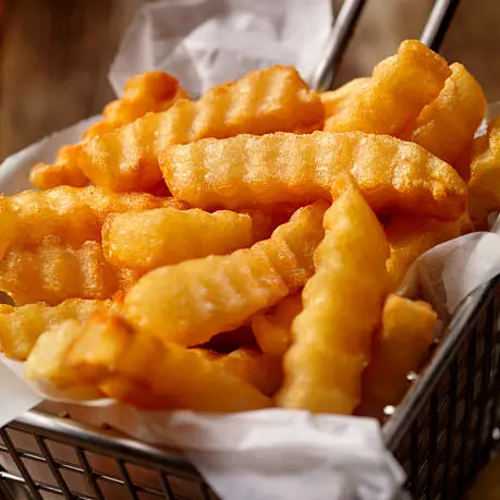 Batata frita Crinkle