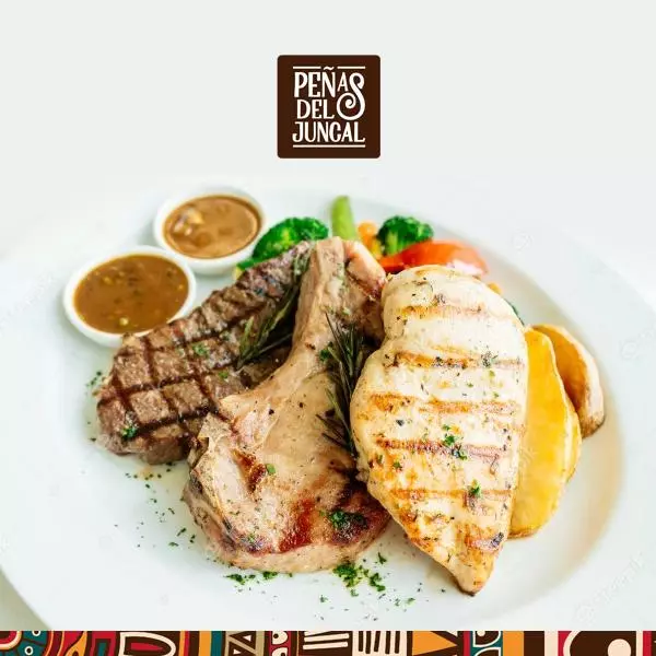 Porción de varios tipos de carne