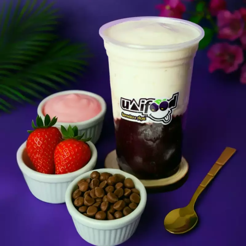Açaí + Cupuaçu 300  com 3 Adicionais