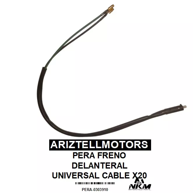PERA FRENO DELANTERA UNIVERSAL CABLE