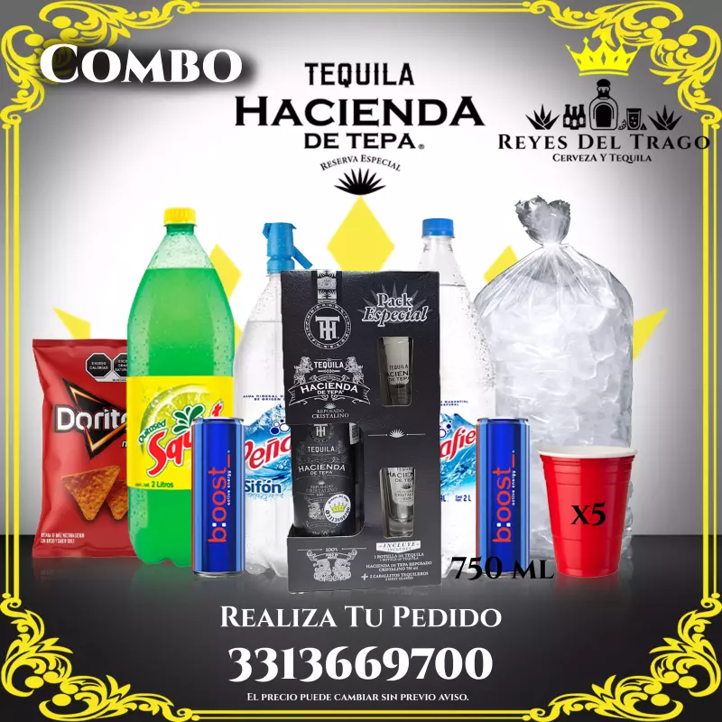 COMBO TEPA CRISTALINO CON CABALLITOS