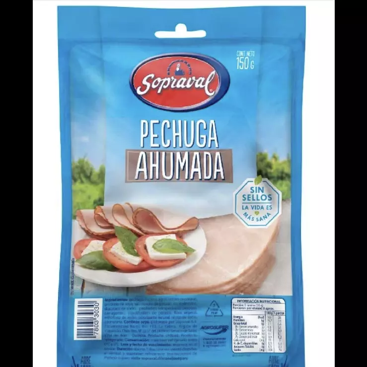 Pechuga Ahumada Sopraval 150grs